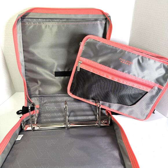 Five Star Trapper Keeper Convert. Shoulder Strap/Backpack School ipad‎ Organizer - Picture 5 of 16